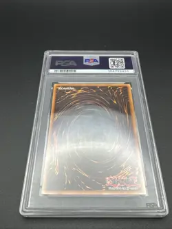 PSA 7 Yu-Gi-Oh! TCG Blue-Eyes White Dragon LOB-001 Unlimited - Image 2