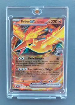 🔴Pokemon Card Ita Rivali Predestinati Moltres Ex del team rocket 031-182🔴 - Image 1