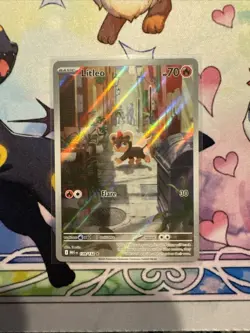Litleo 139/132 Illustration Rare Mega Evolution Pokemon Card English - Image 1