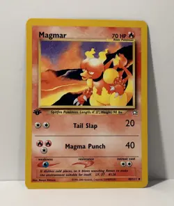 Magmar 1st Edition Neo Genesis 40/111 Pokemon Card - LP - Image 1