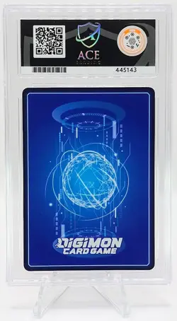 BlackWarGreymon - BT2-112 SEC Parallel - ACE Grade 9 MINT - Digimon Card Game - Image 4