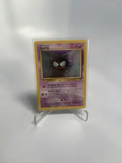 Pokemon Card Gastly 50/102 Base Set Unlimited WOTC Vintage NM Near Mint - Image 1