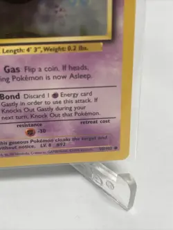 Pokemon Card Gastly 50/102 Base Set Unlimited WOTC Vintage NM Near Mint - Image 5