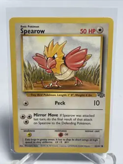 SPEAROW - Jungle Set - 62/64 - Common - Pokemon Card - Unlimited - NM - Image 2