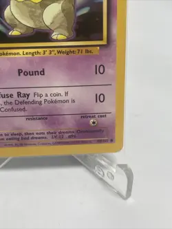 Drowzee (49/102) ~ NM [Base Set Unlimited] Vintage 1999 -WotC- Pokemon TCG Card - Image 5
