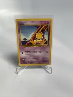 Abra 43/102 1999 Base Set Non-Holo English Pokemon Card NM - Image 1