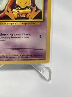 Abra 43/102 1999 Base Set Non-Holo English Pokemon Card NM - Image 5