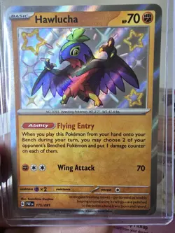 Pokemon S&V Paldean Fates 7 Card Lot. Hawlucha, Charcadet, Tinkatink, Etc NM-MT - Image 3