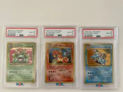 PSA 10 Charizard Venusaur Blastoise Holo CD Promo 1999 Japanese Pokemon Card - Image 1