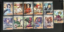 Pokemon Full Art Trainer Lot 11 Cards From Mega/Prismatic Evolutions. Cards M/NM - Image 1