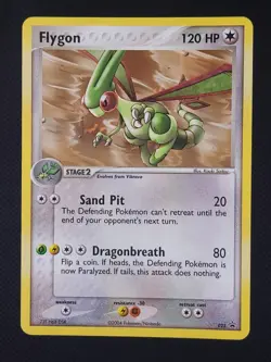 Flygon #025 E-League Black Star Promo Pokemon Card Rare TCG NM/Mint +FREE Mew #8 - Image 2