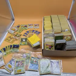 Large Vintage Pokemon Card Bulk Lot Over 12 Lbs! Base, Fossil, Jungle, First Ed. - Image 1