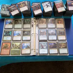 8 Pages of MODERN Era Cards Collection in Binder with an extra 1000 Bulk MTG Lot - Image 1