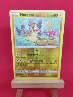 035/072 Morpeko Reverse Holo SWSH Shining Fates Pokemon TCG Card 2021 - Image 1