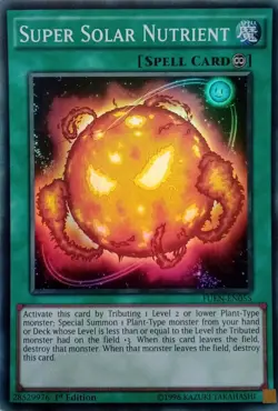 FUEN-EN055 SUPER SOLAR NUTRIENT SUPER RARE 1ST EDITION YuGiOh CARD - Image 1