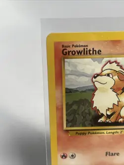 Pokemon Card Growlithe Base Set 1999 WOTC Uncommon 28/102 NM - Image 3