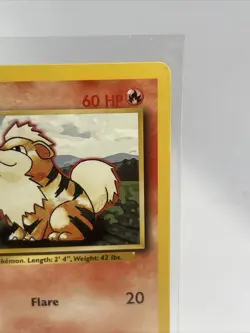 Pokemon Card Growlithe Base Set 1999 WOTC Uncommon 28/102 NM - Image 4