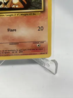 Pokemon Card Growlithe Base Set 1999 WOTC Uncommon 28/102 NM - Image 5