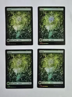 4x Forest (276) - Foil - Duskmourn - Near Mint - MTG - Image 1