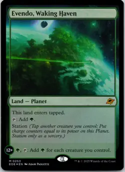 Evendo, Waking Haven 253 Edge of Eternities Lightly Played FOIL MTG - Image 1