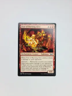 MTG Fear of Burning Alive - Duskmourn: House of Horror (DSK) - Image 1