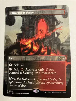 Blazemire Verge (Borderless) Duskmourn: House of Horror Regular - Image 1