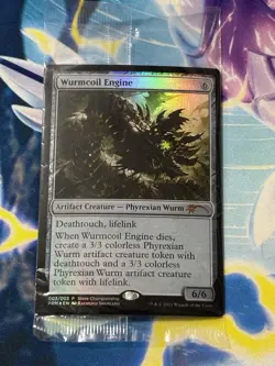 MTG - 1x Wurmcoil Engine - FOIL / Championship Promo NM Sealed - Image 1