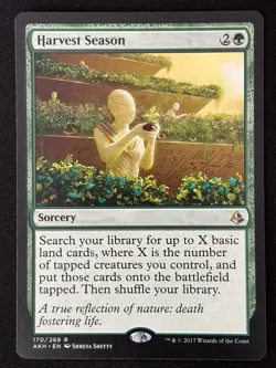 1x MTG Harvest Season - Amonkhet (AKH) #170 - Magic the Gathering - Image 1