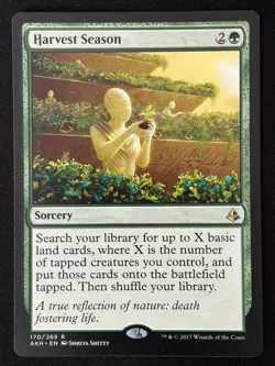 1x MTG Harvest Season - Amonkhet (AKH) #170 - Magic the Gathering - Image 3
