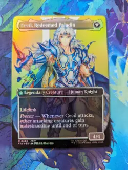 Cecil, Dark Knight (Borderless) Final Fantasy Foil - Image 3