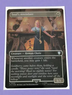 MTG: The Lord of the Rings: Soul's Attendant Borderless Foil #0520 Uncommon - NM - Image 1
