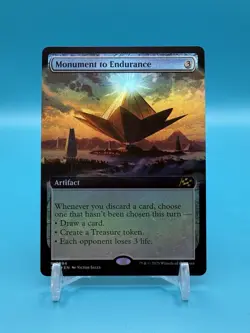 Monument To Endurance (Extended Art) - Aetherdrift (DFT) - MTG - Foil - NM - Image 1