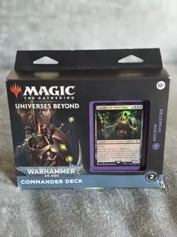 MTG Magic the Gathering Warhammer Commander Deck Necron Dynasties Sealed - Image 1