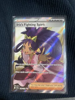 Pokemon Iris's Fighting Spirit 180/159 Journey Together Near Mint Condition - Image 3