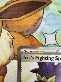 Pokemon TCG Iris's Fighting Spirit 180/159 Journey Together Ultra Rare - Image 2