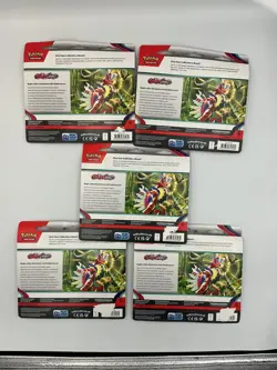 Pokemon Scarlet and Violet Base Set 3 Pack Blister lot of 5 - Image 2