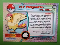POKEMON 3 Topps Non holo PIDGEY, PIDGEOT Blue Logo & PIDGEOTTO Black Logo 1999! - Image 4