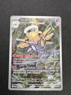 Shedinja 144/132 IR Illustration Rare - Mega Evolution Holo English Pokemon TCG - Image 1