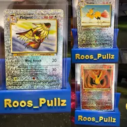 2002 Pokemon Pidgeot Moltres Dodrio Legendary Collection Reverse Holo (MP- HP) - Image 1