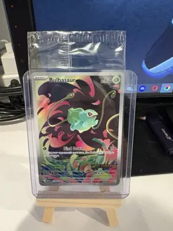Pokemon BULBASAUR English Mega Evolution Stamped Promo Foil 133/132 SEALED - Image 1