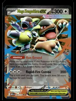 2025 Pokemon Mega Evolution Mega Kangaskhan EX #104/132 - Image 1