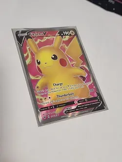 Pikachu V Pokemon Sword & Shield Vivid Voltage 170/185 Ultra Rare Full Art - Image 5