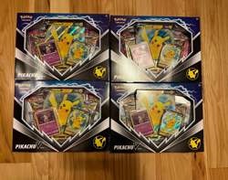 Pokemon TCG Pikachu V Box Lot of 4 Sealed - Image 1