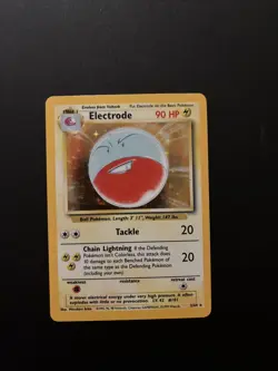 Pokemon TCG Electrode Jungle 2/64 Holo Unlimited Holo Rare Missing Symbol Error - Image 1