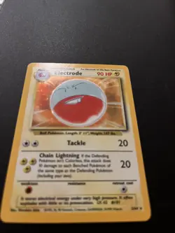 Pokemon TCG Electrode Jungle 2/64 Holo Unlimited Holo Rare Missing Symbol Error - Image 2