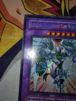 Elemental Hero Shining Flare Wingman ct03-en004 Ltd Ed (LP) Secret Rare Yu-Gi-Oh - Image 2