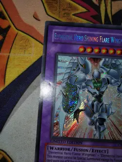 Elemental Hero Shining Flare Wingman ct03-en004 Ltd Ed (LP) Secret Rare Yu-Gi-Oh - Image 3