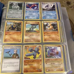 Full Pokemon Card Binder Old Cards Over 300 Cards With PSA 6 Graded Nidoking - Image 2