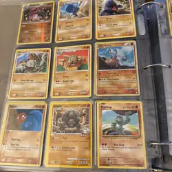 Full Pokemon Card Binder Old Cards Over 300 Cards With PSA 6 Graded Nidoking - Image 4