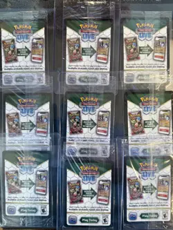 Sealed Pokemon Prismatic Evolutions Stamped EX Promo Cards 9/9 Complete Set - Image 2